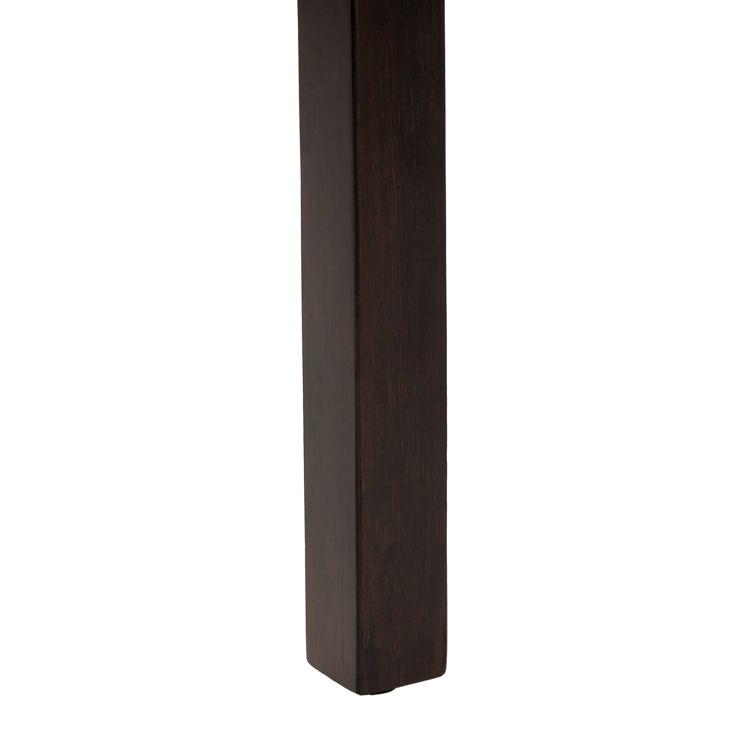 Silla de comedor lateral tapizada, estilo transicional (juego de 2) - Marrón