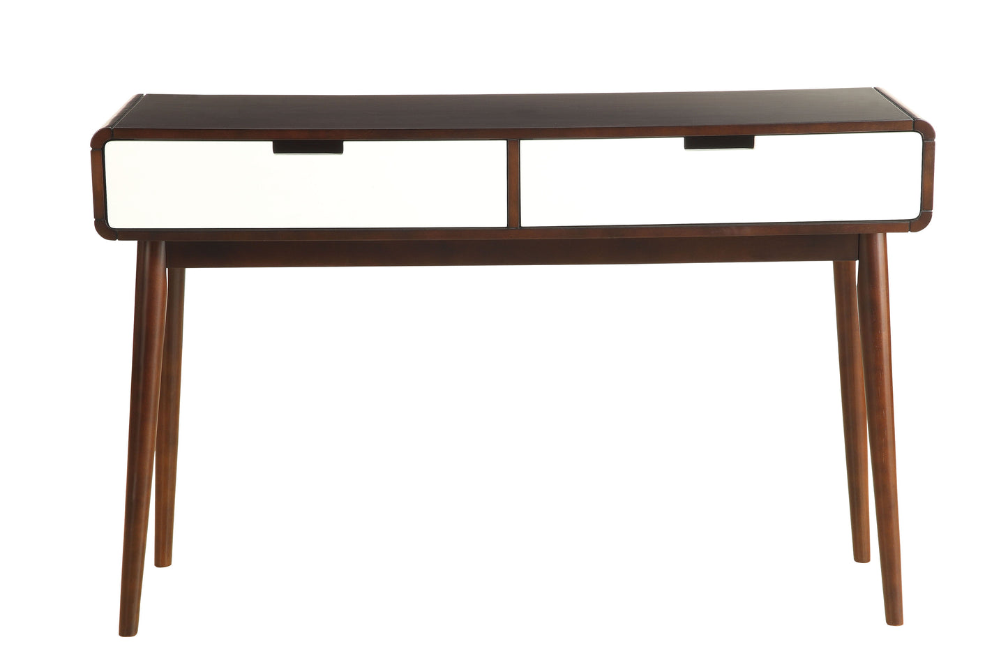 Christa - Mesa de sofá - Blanco/Espresso