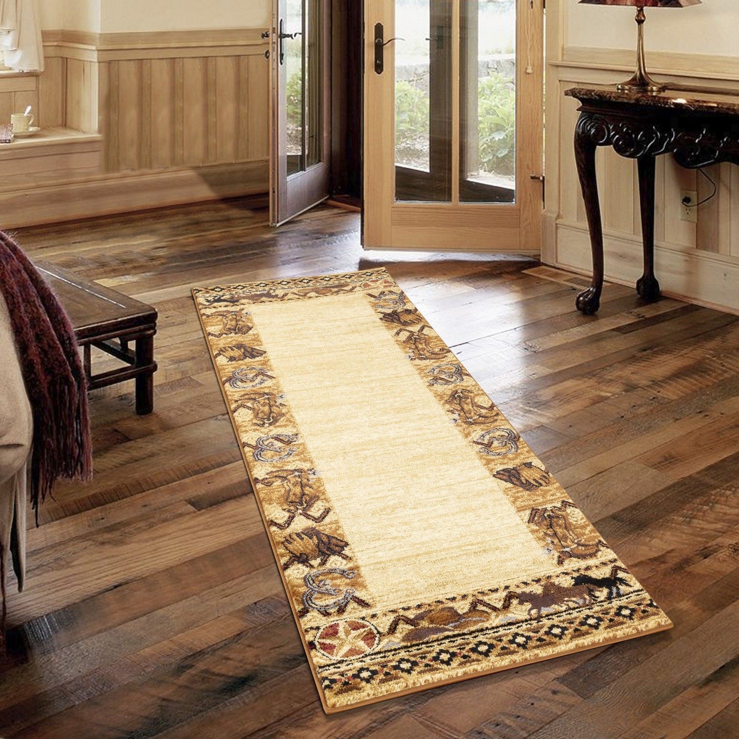 Alfombra Tribes Southwest de polipropileno beige (1,60 m x 2,20 m)