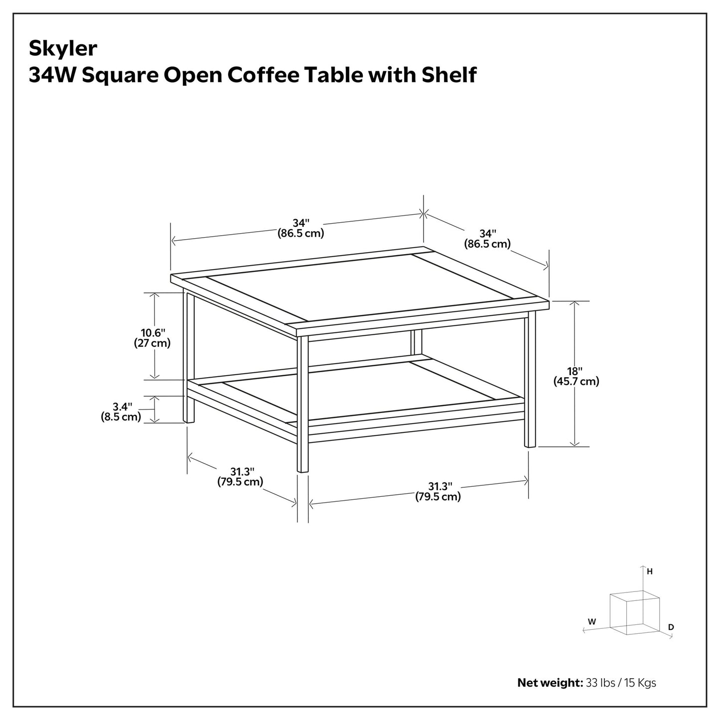 Skyler - Mesa multiusos artesanal