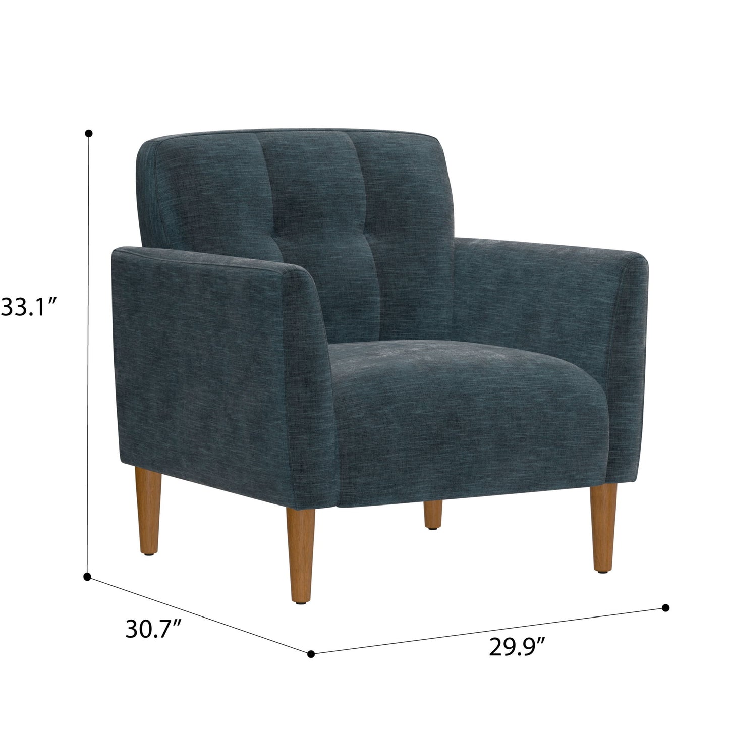 Joanne - Silla decorativa - Azul