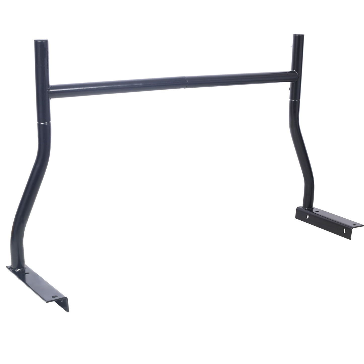 Universal Pick-Up Truck Rack 650 Lbs Adjustable Fit 2-Bars Utility Ladder Truck Cargo Rack - Black