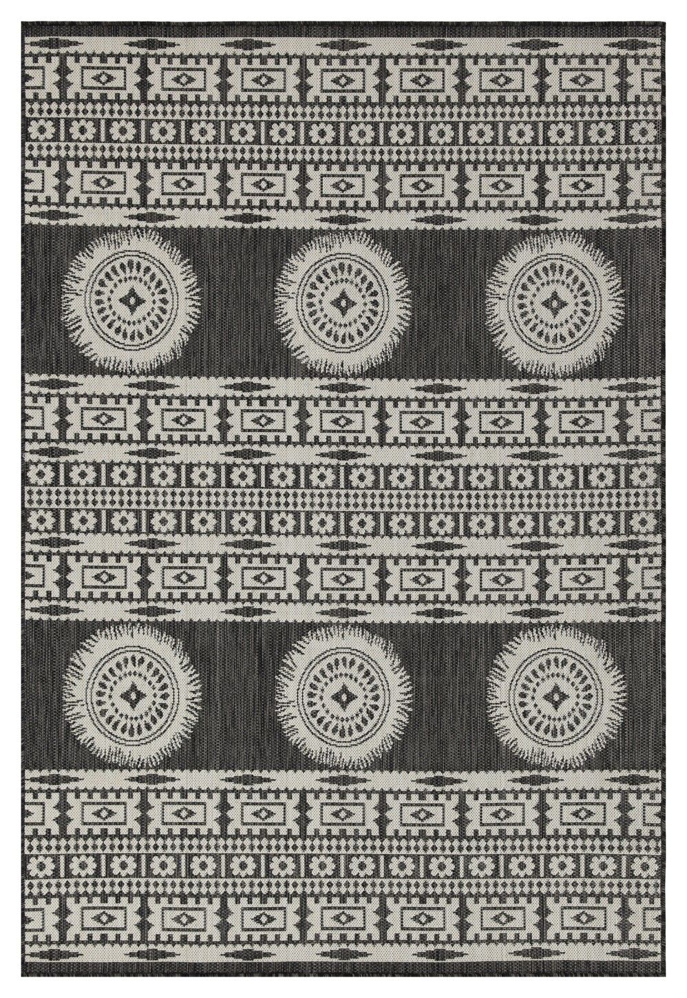Sunshine - Alfombra de polipropileno para interiores y exteriores