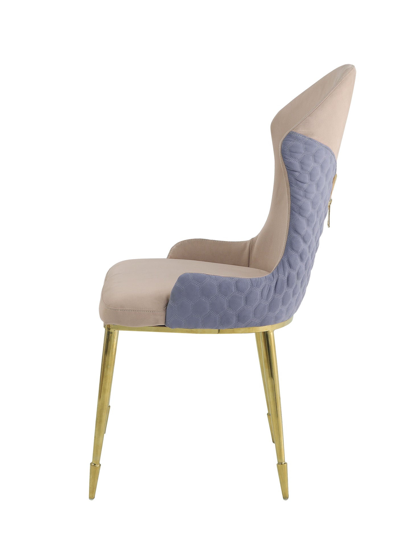 Caolan Lavender - Silla auxiliar (juego de 2) - Bronceado / Dorado
