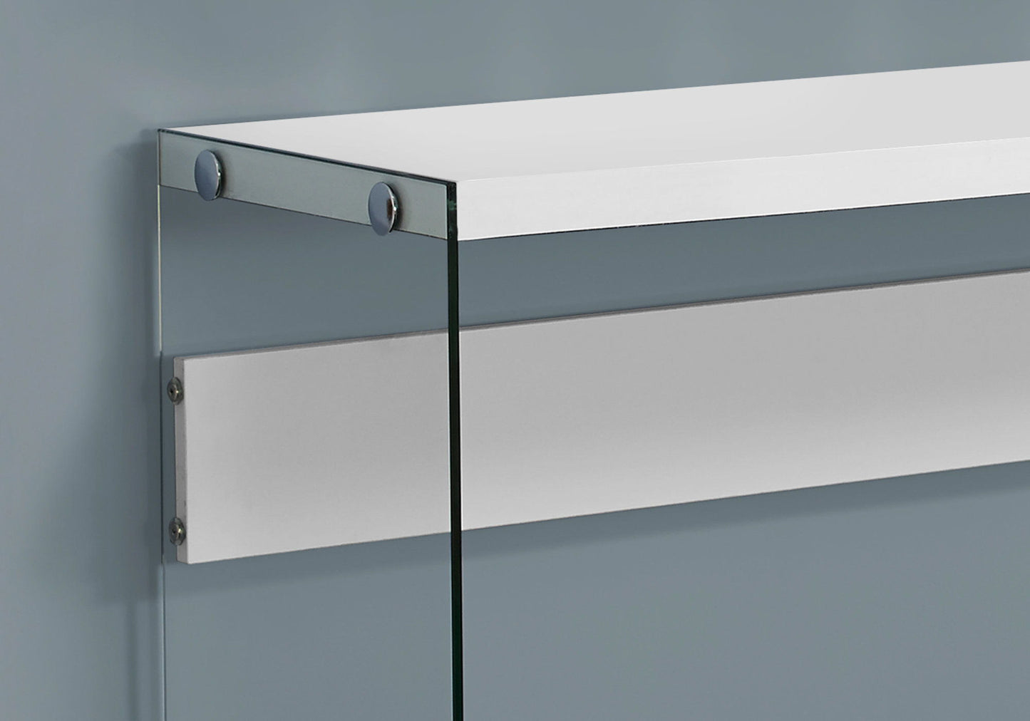 Mesa consola auxiliar para entrada, superficie brillante y espaciosa