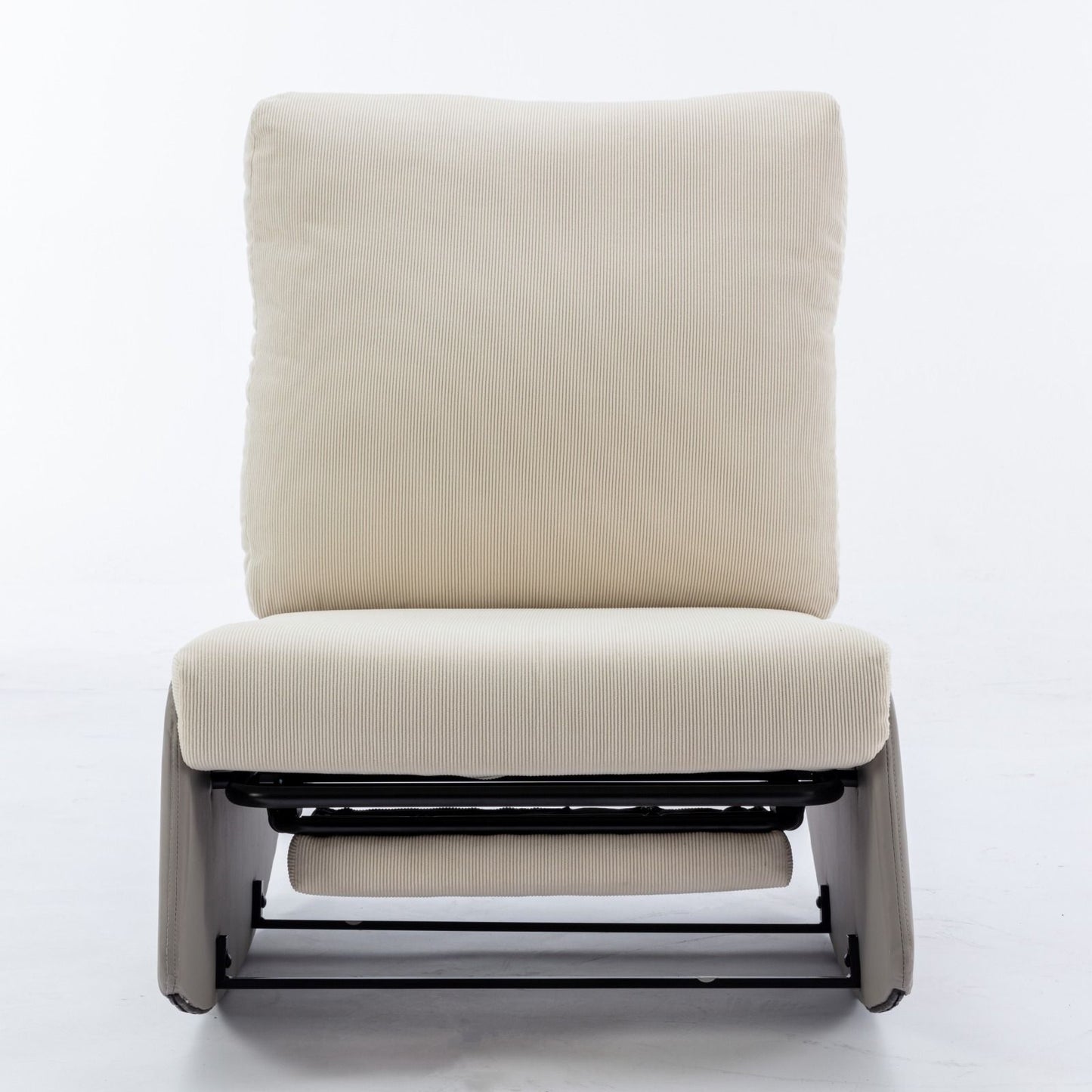 Mecedora moderna reclinable, cómoda mecedora para guardería con reposapiés, sillón de lectura con acento, sillón tapizado para relajarse y descansar, mecedora suave y acolchada para sala de estar y dormitorio.