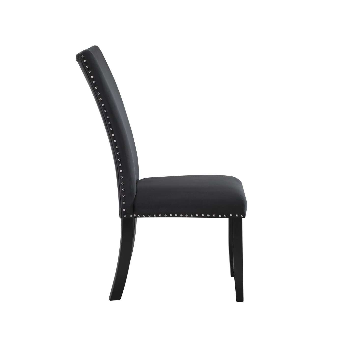 Jhoanna - Sillas de comedor (juego de 2) - Negro
