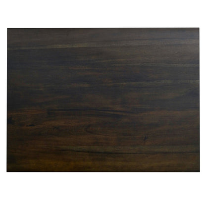 Juego de mesa de comedor de 5 piezas aterciopelado - Marrón