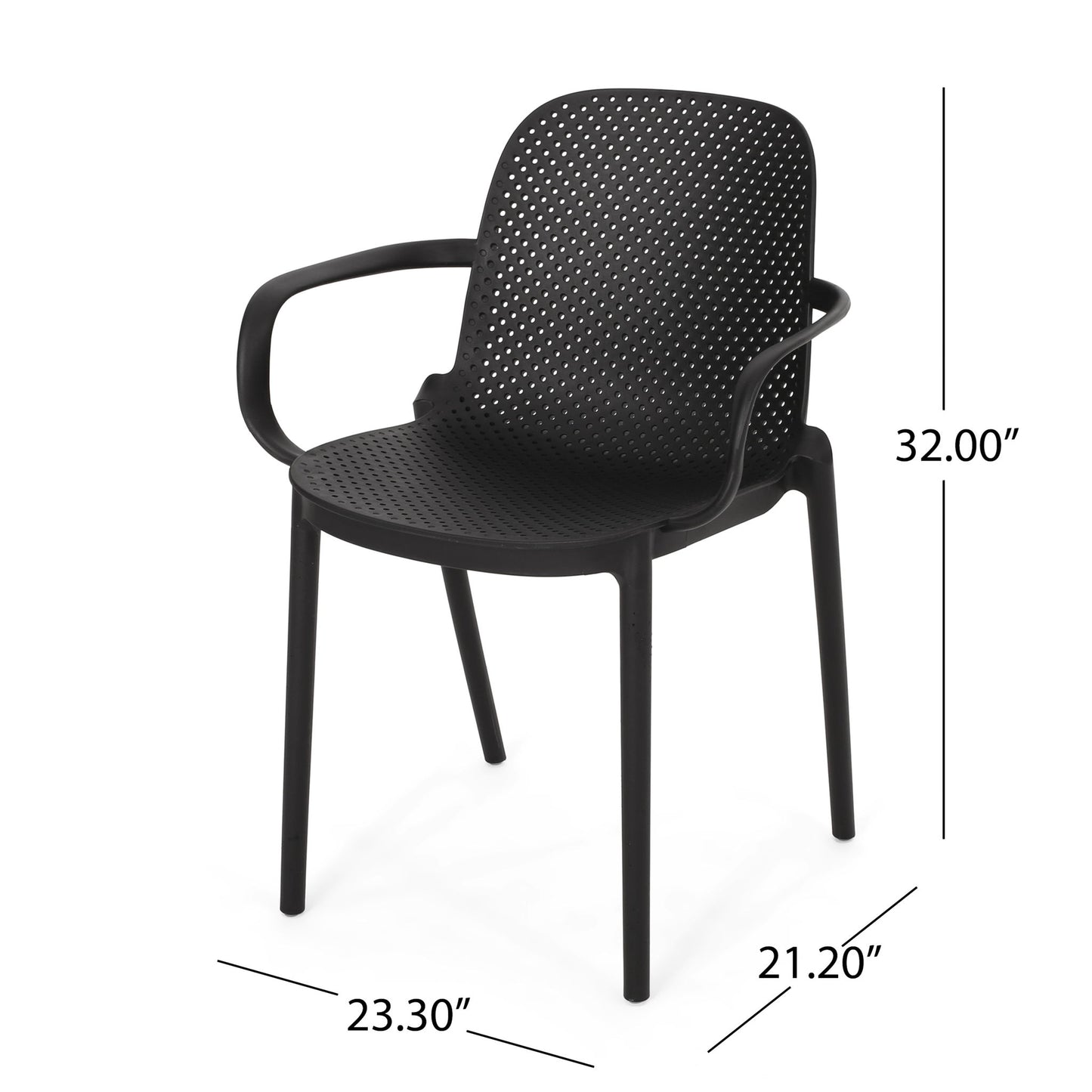 Roxanne - Outdoor Stacking Dining Armchair (Set of 2)