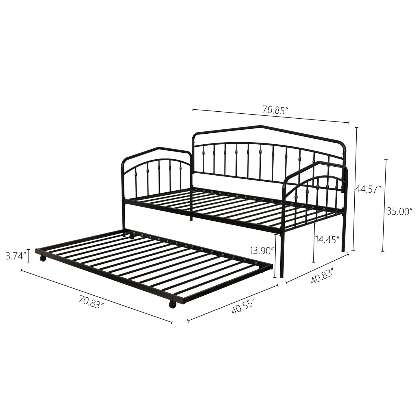 Fox - Sofá cama con cama nido doble