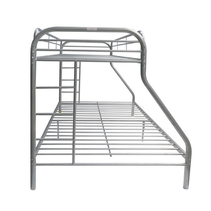 Tritan - Twin / Full Bunk Bed - Silver