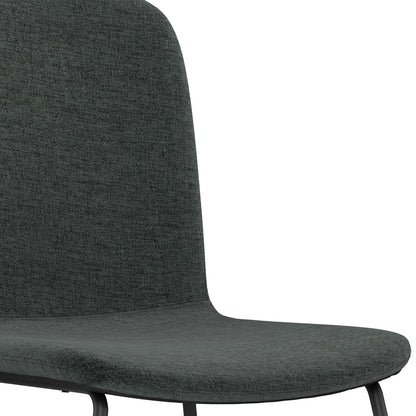Wilcox - Silla de comedor (juego de 2) - Gris carbón