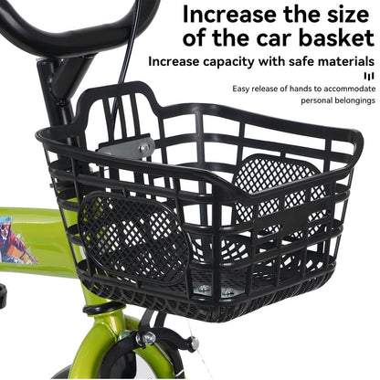Fkznpj - Bicicleta deportiva para niños de 18" con ruedas de entrenamiento y soporte. Sillín ajustable. Ideal para niños y niñas de 5 a 10 años. Altura de 39 a 49". Disponible en varios colores.