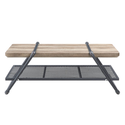 Brantley - Mesa de centro - Roble/Gris arena