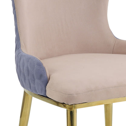 Caolan Lavender - Silla auxiliar (juego de 2) - Bronceado / Dorado