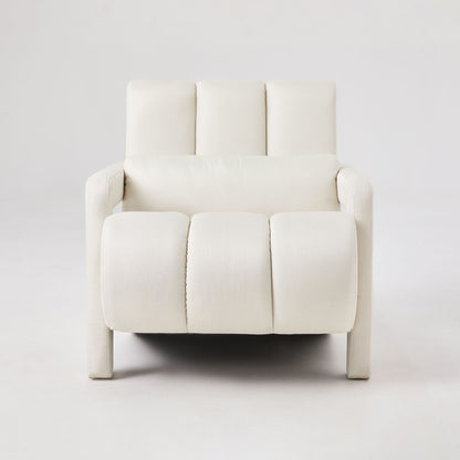 Modern Upholstered Accent Chair, Comfortable Fabric With A Pillow For Living Room