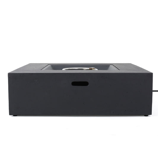 Modern 50, 000 Btu Square Fire Table With Propane Tank