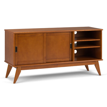Draper - Mueble para TV bajo de mediados de siglo, hecho a mano