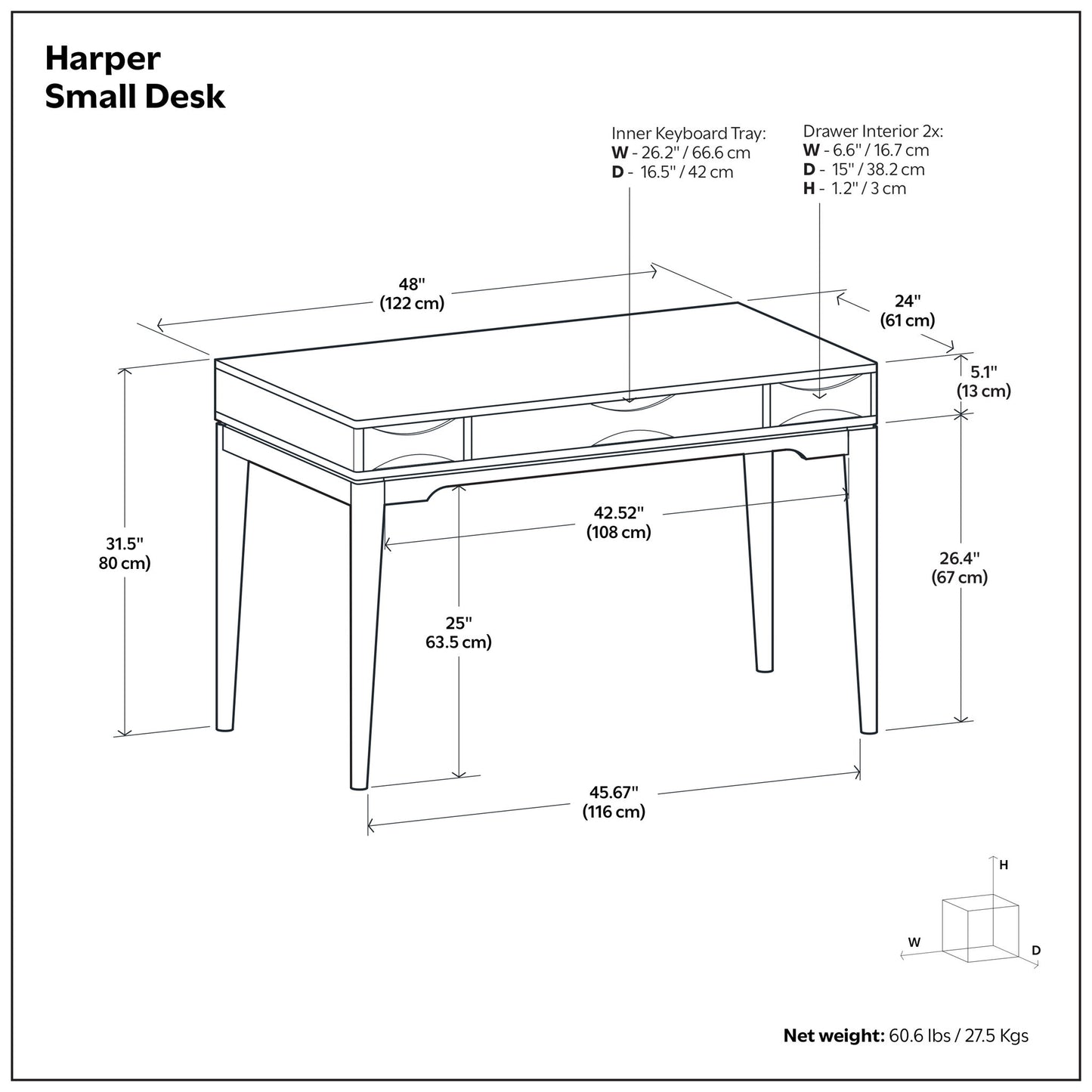 Harper - Escritorio artesanal