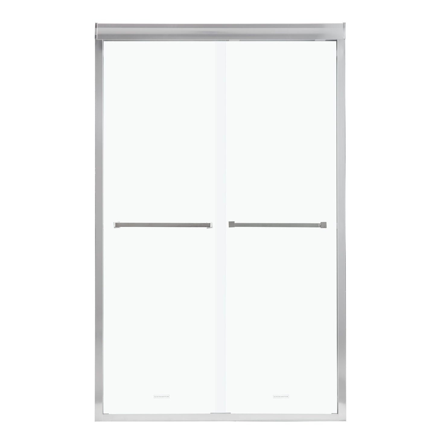 Modern Double Sliding Shower Enclosure, Tempered Glass