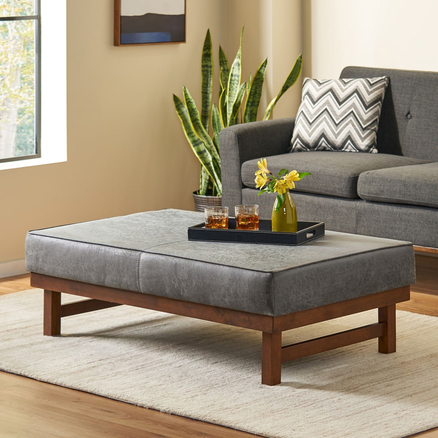 Temzyl - Mid Century Modern Ottoman