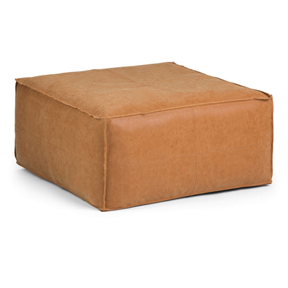 Brody - Puf cuadrado grande para mesa de centro