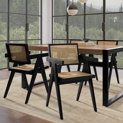 Regina - Sillón de comedor artesanal (juego de 2)