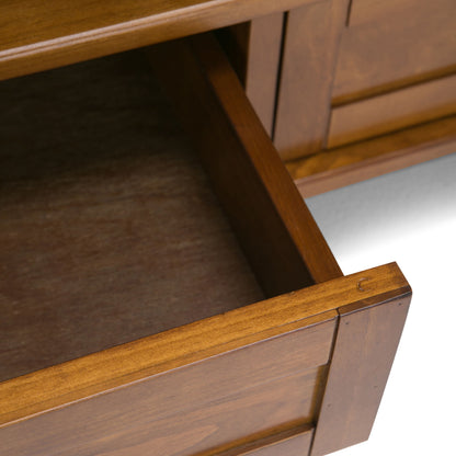 Warm Shaker - Soporte para TV de estilo transicional