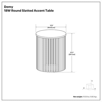 Demy - Mesa auxiliar de metal hecha a mano