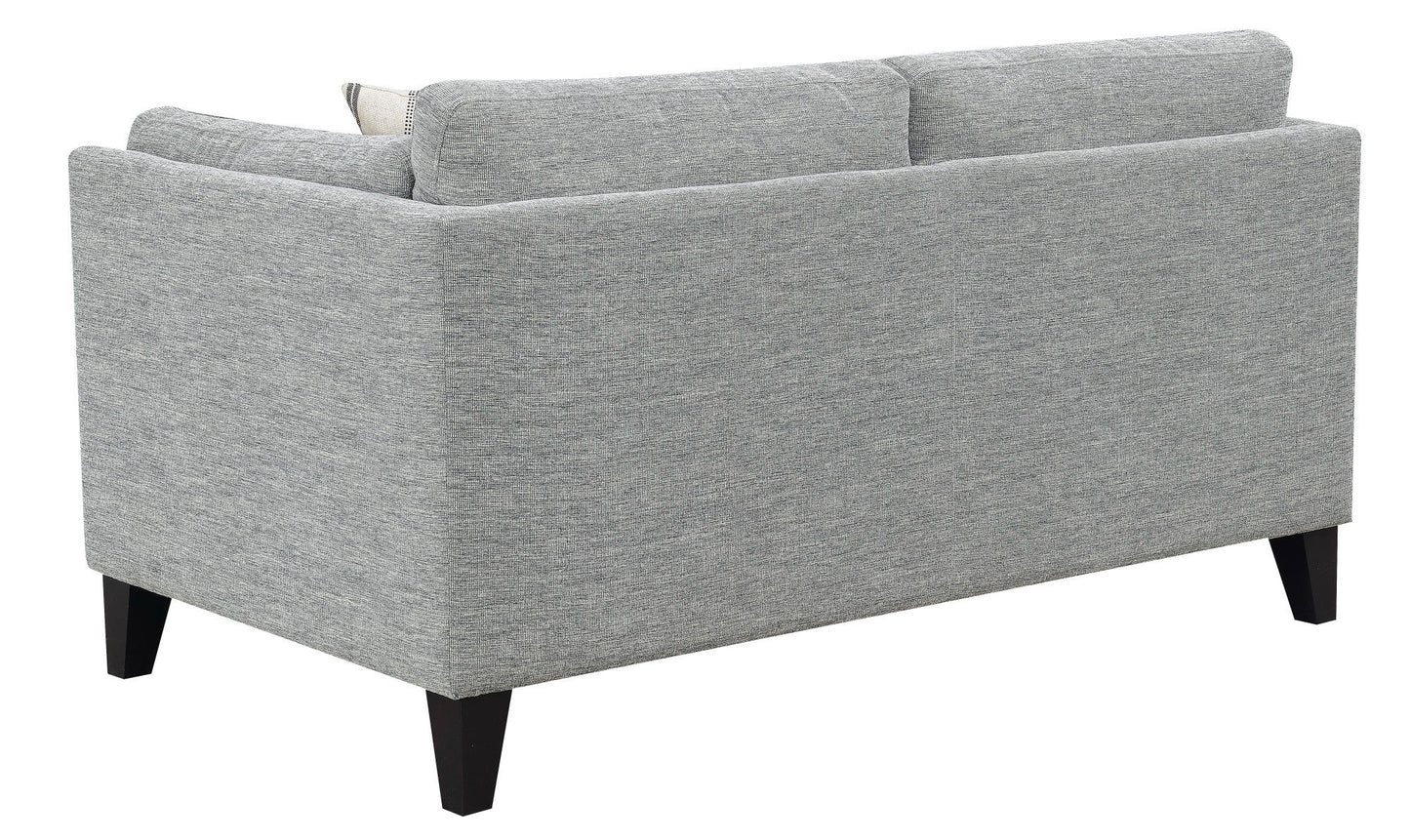 Loveseat - Gray - Wood
