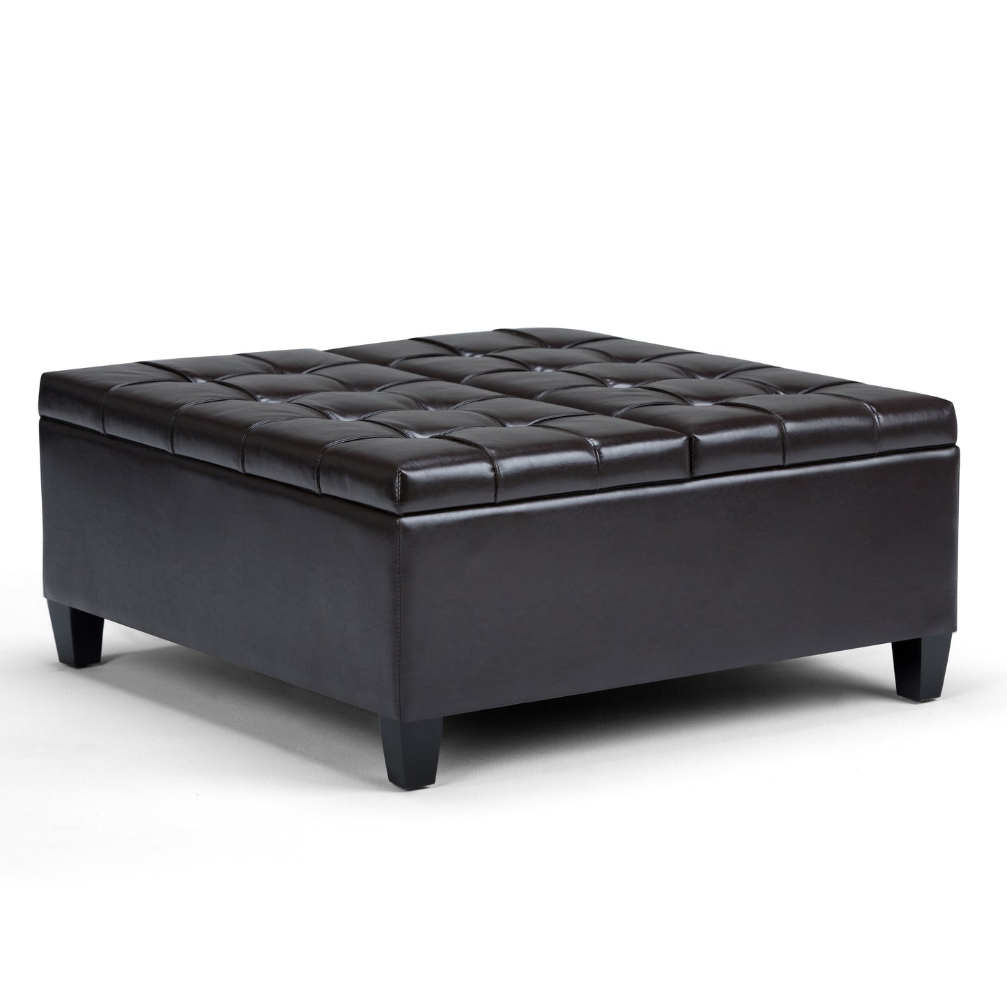 Harrison - Coffee Table Storage Ottoman - Tanners Brown