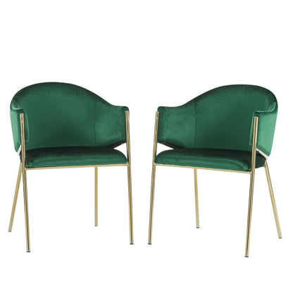 Modern Upholstered Dining Chair With Frame And