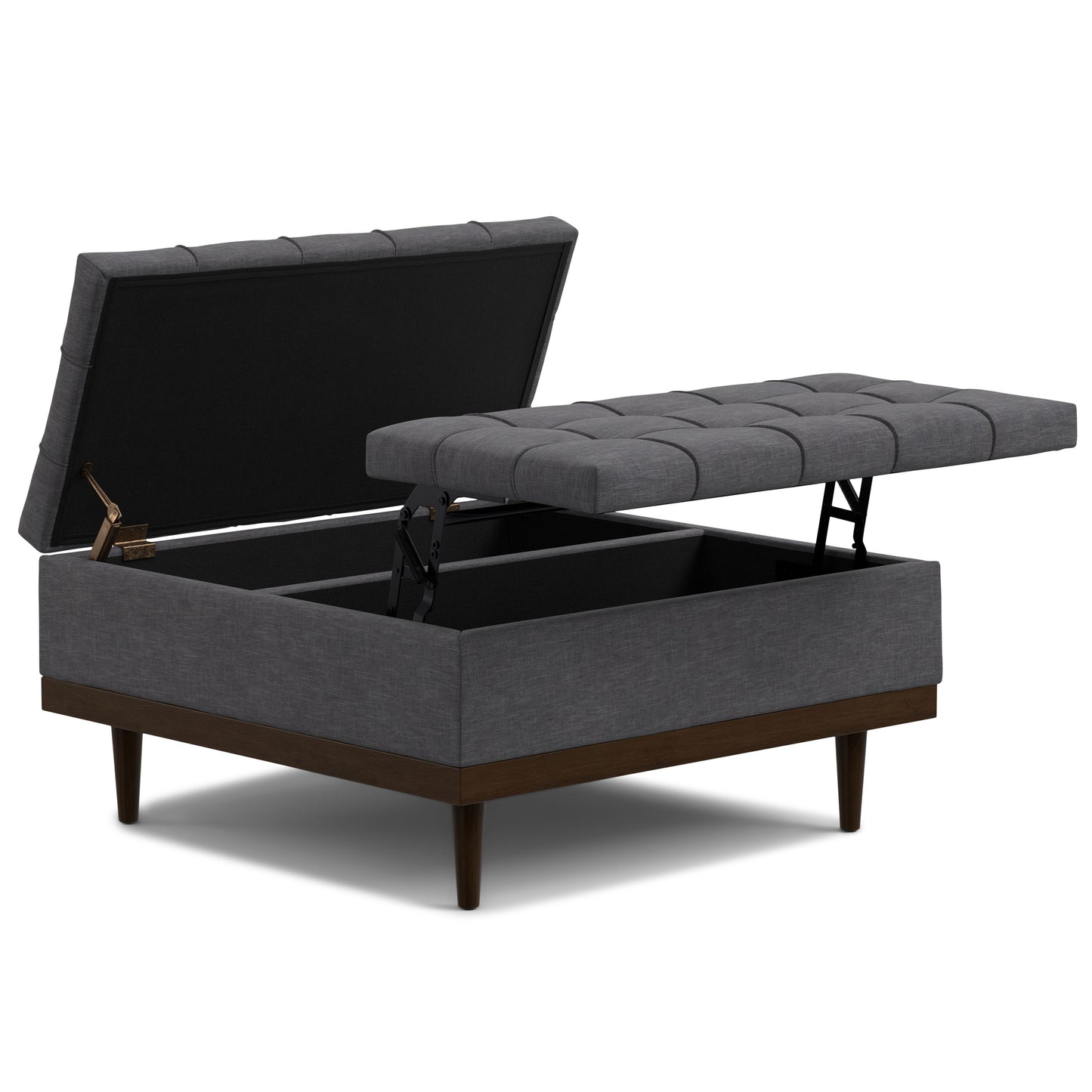 Mariah - Otomana elevable tapizada con almacenamiento