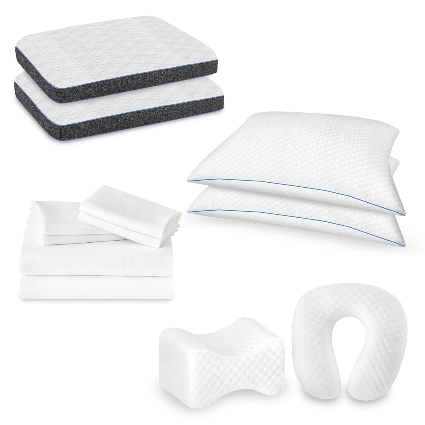Paquete de ropa de cama Premium Comfort de 12 piezas