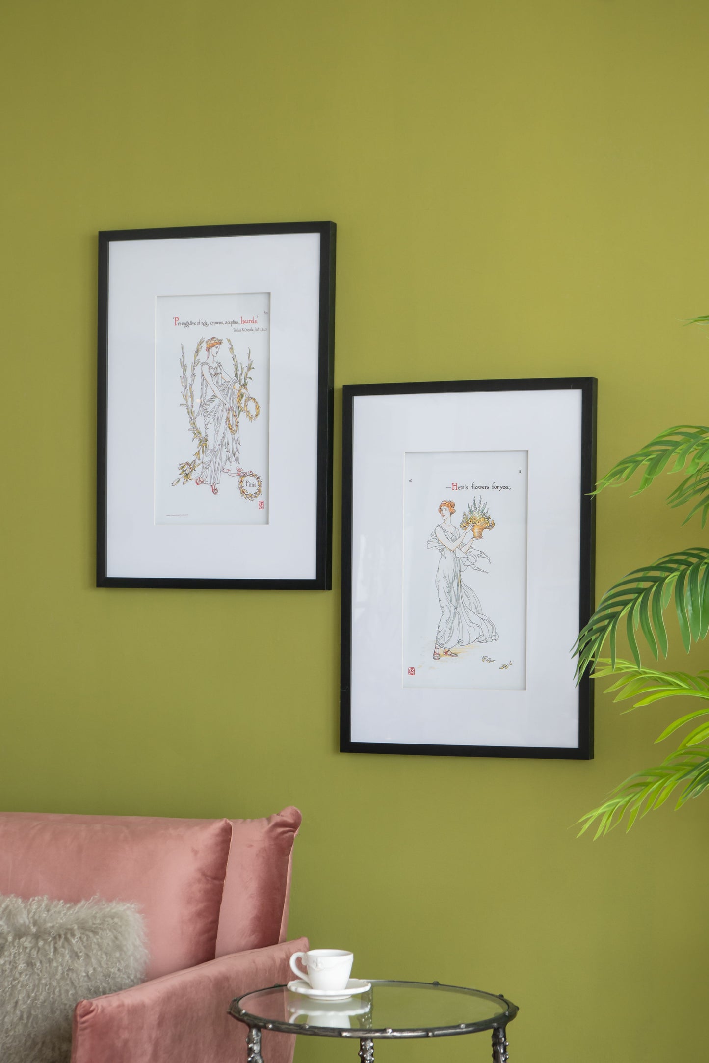 Arte de pared (juego de 2) - Blanco y negro