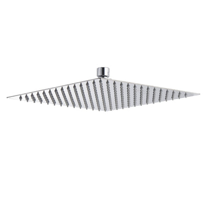 Ultra Thin Square Rainfall Shower Head Stainless Steel, Wall Or Ceiling Mount