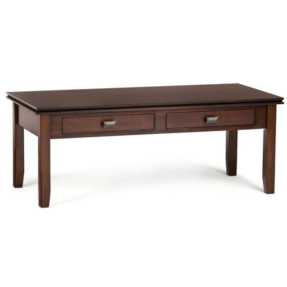 Mesa de centro Artisan - Marrón rojizo