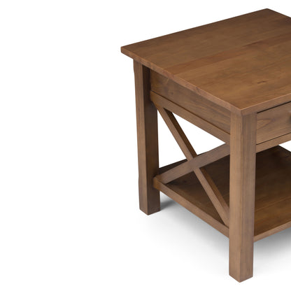 Mesa auxiliar Kitchener - Marrón silla de montar mediano