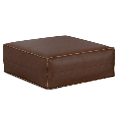 Brody - Puf cuadrado grande para mesa de centro