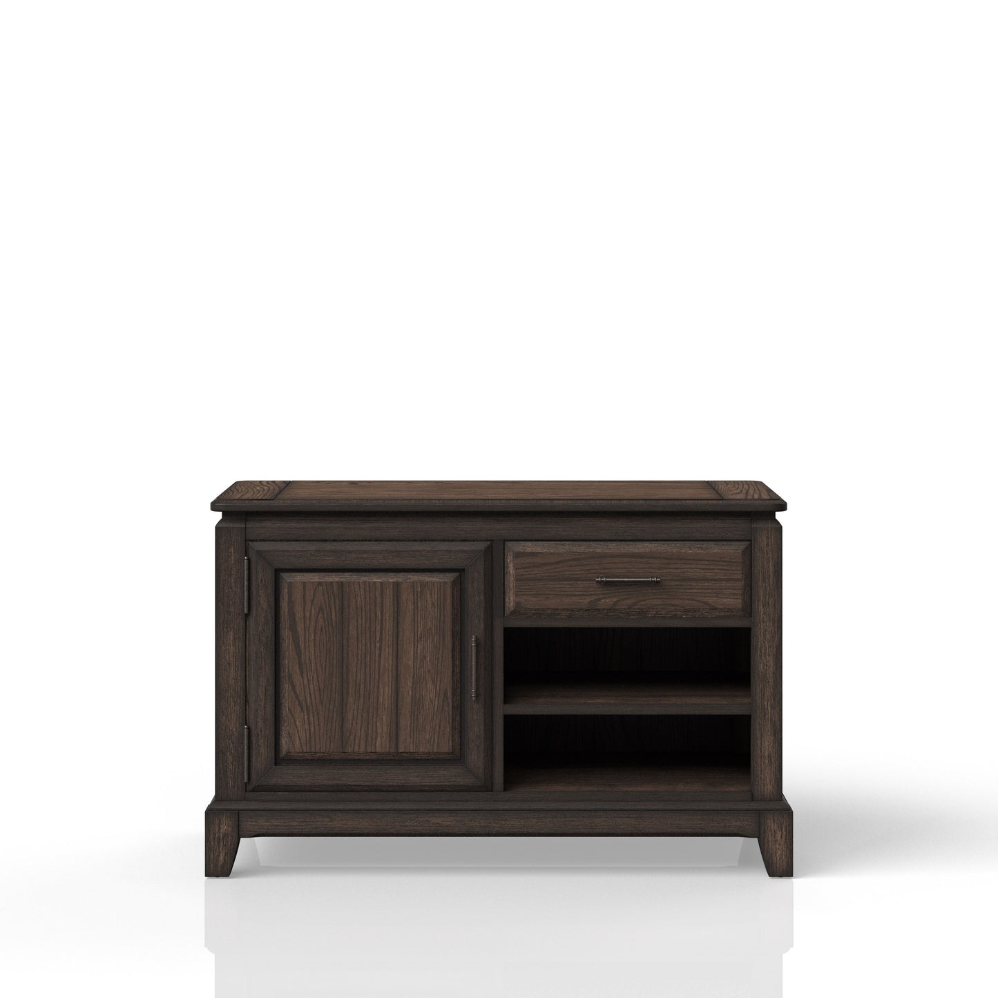Credenza de almacenamiento de oficina - Chocolate