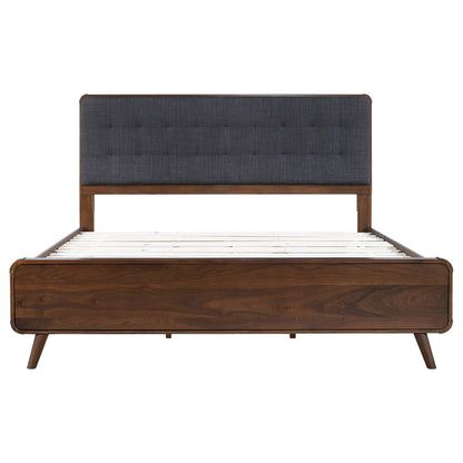 Carson Carrington - Platform Bed With Tufted Upholstery