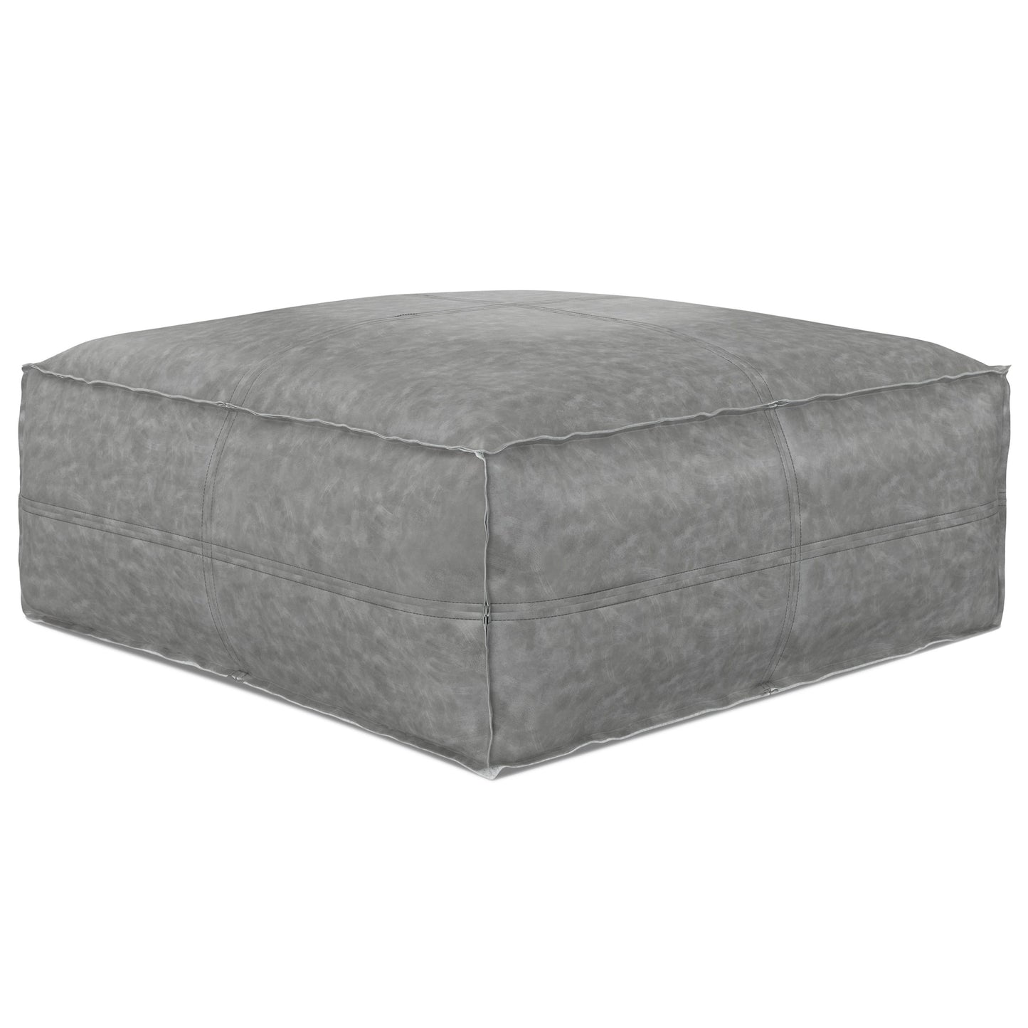 Brody - Puf cuadrado grande para mesa de centro