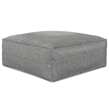 Brody - Puf cuadrado grande para mesa de centro