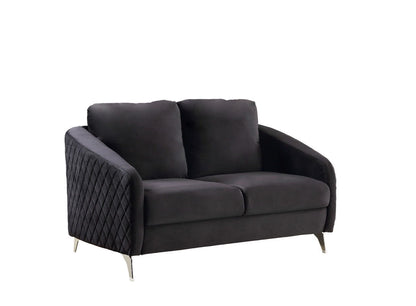 Sofía - Sofá Loveseat moderno y elegante de terciopelo