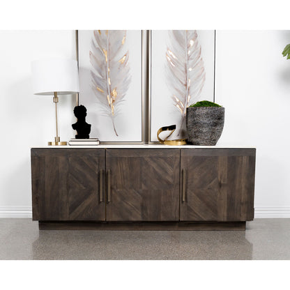 Metzger - 3 Door Sideboard Buffet - Gray