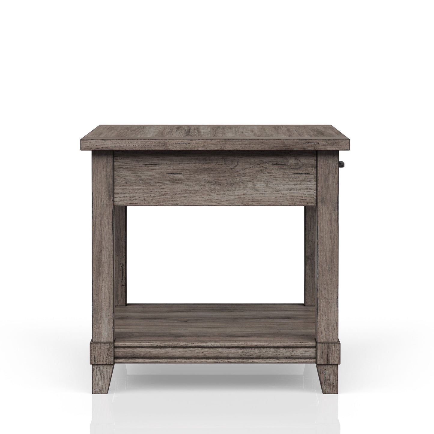 Mesa auxiliar con cajón de almacenamiento Usn - Gris
