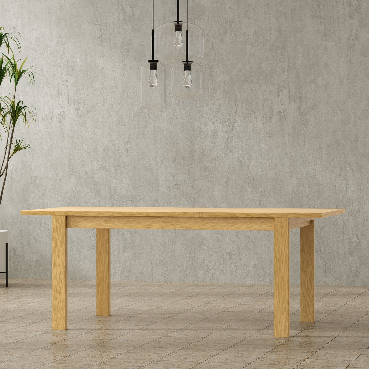 Wilson - Mesa de comedor artesanal