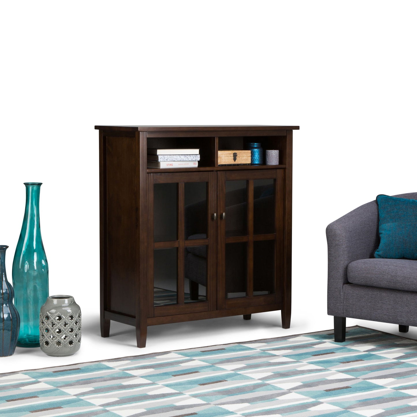 Warm Shaker - Mueble de almacenamiento mediano artesanal