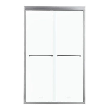 Modern Double Sliding Shower Enclosure, Tempered Glass