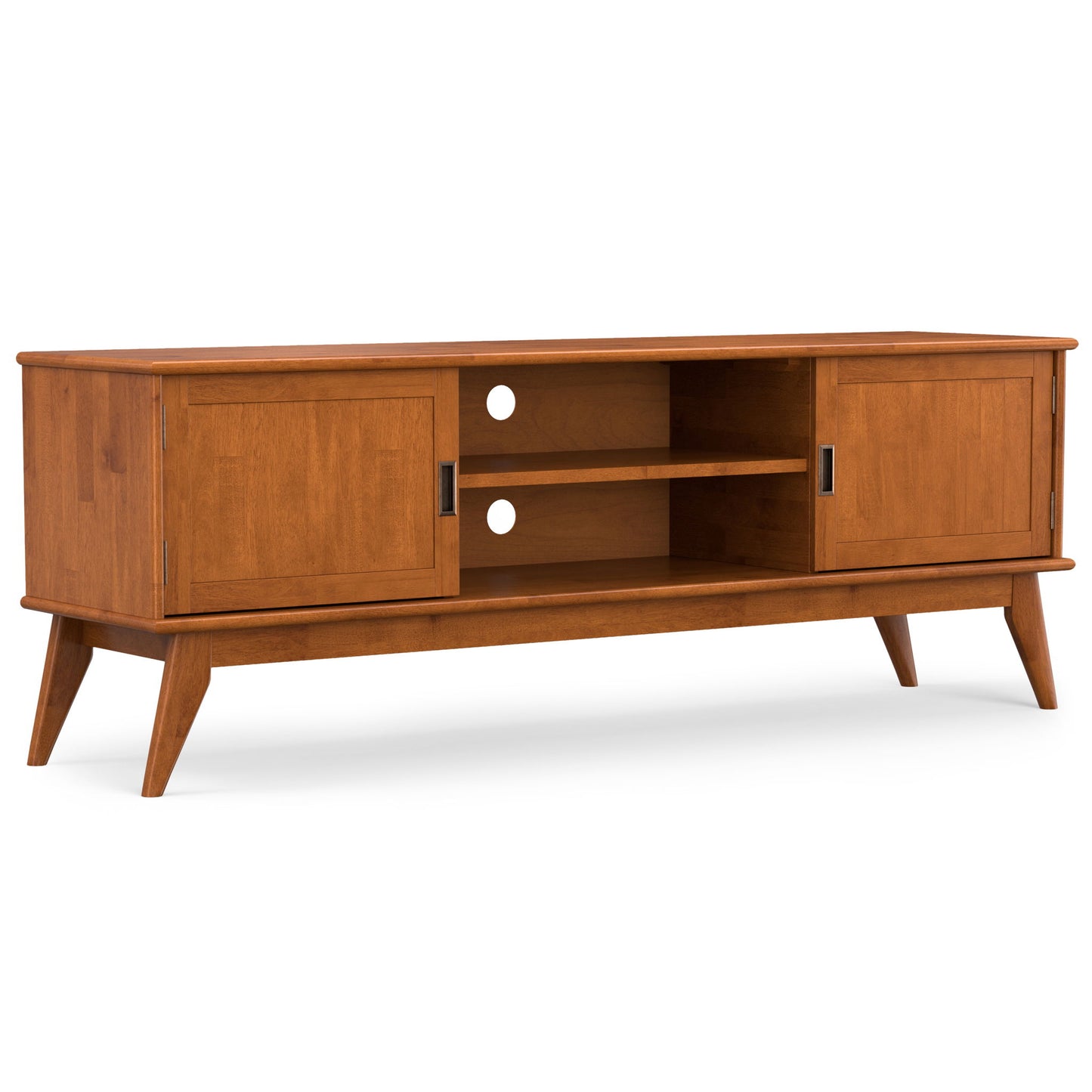 Draper - Mueble para TV bajo de mediados de siglo, hecho a mano